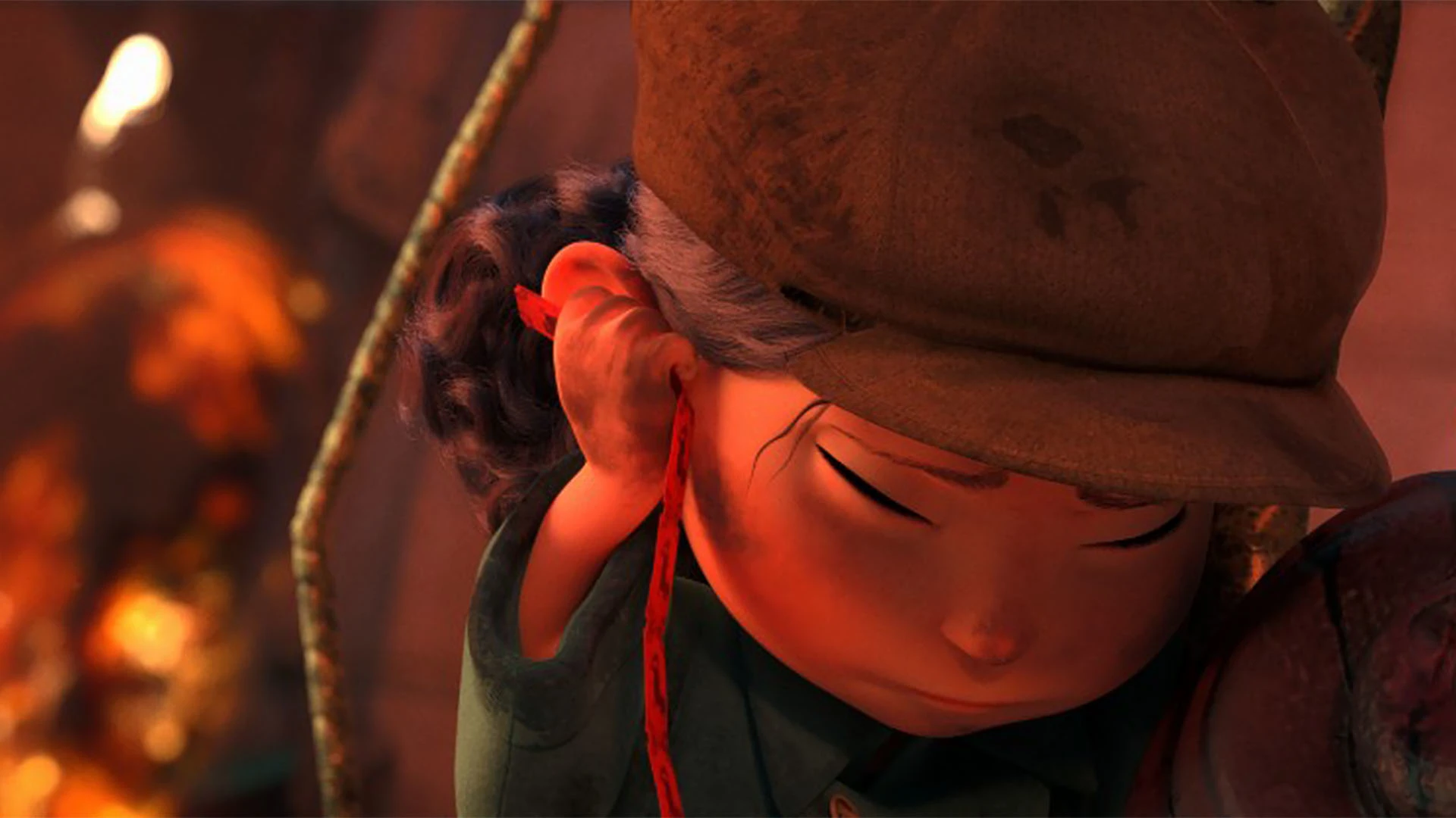 Still image featuring the main character from the animated film Mila