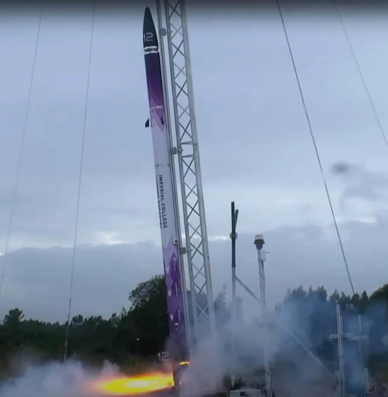 ICLR Nimbus 24 rocket launching at EuRoC 2024