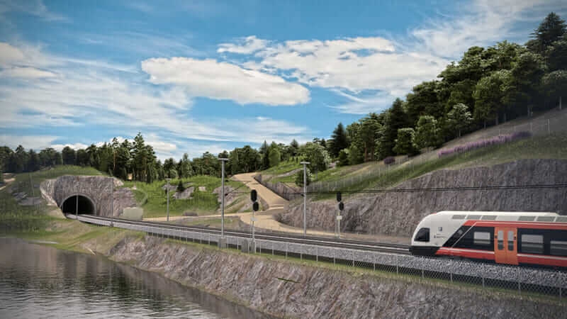 immersive design rail rendering daytime