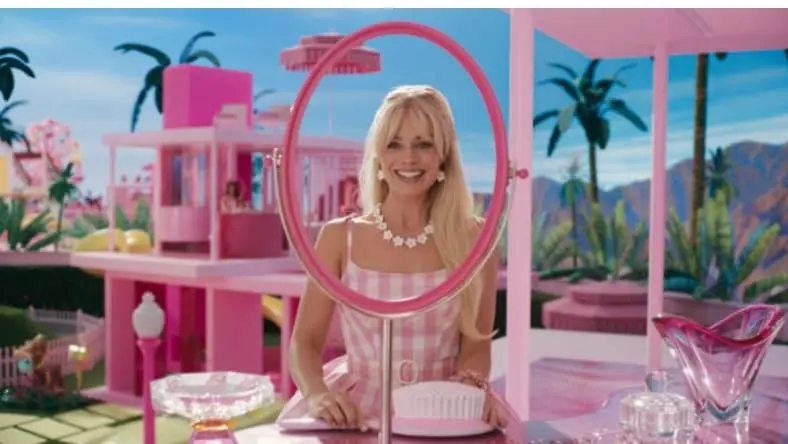Still image from Barbie movie