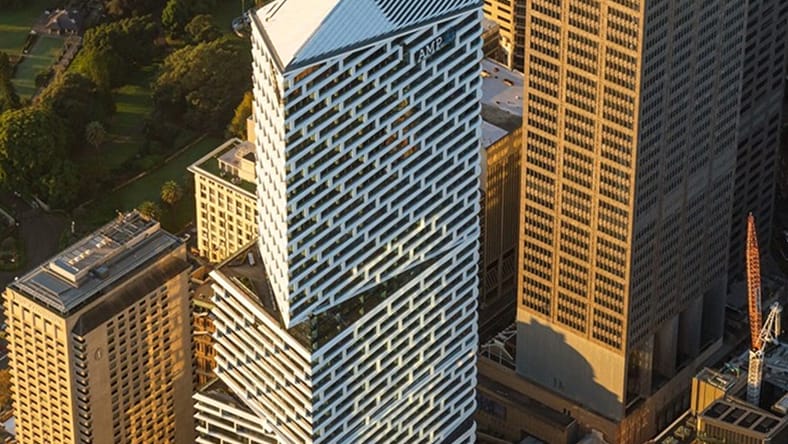 aerial view of Quay Quarter tower