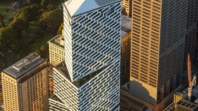 aerial view of Quay Quarter tower
