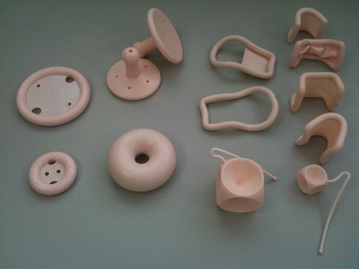 Assortment of pink pessaries