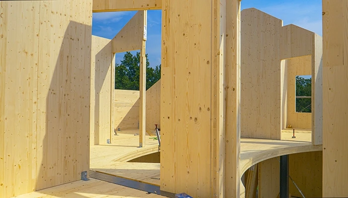 CLT timber house