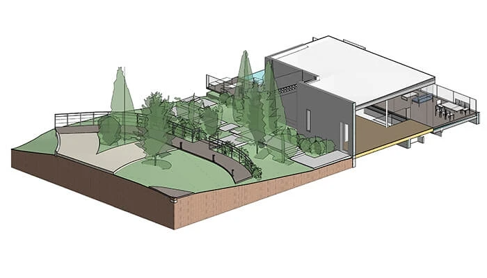 Model of a residential project