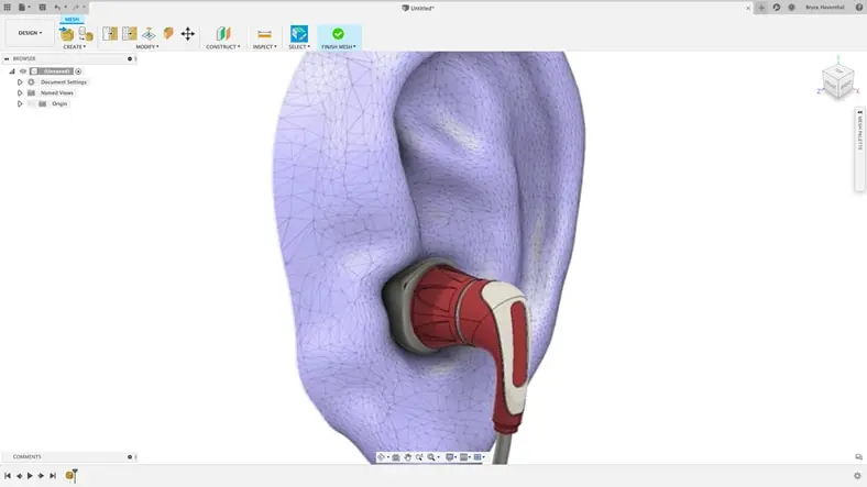Mesh 3D modeling