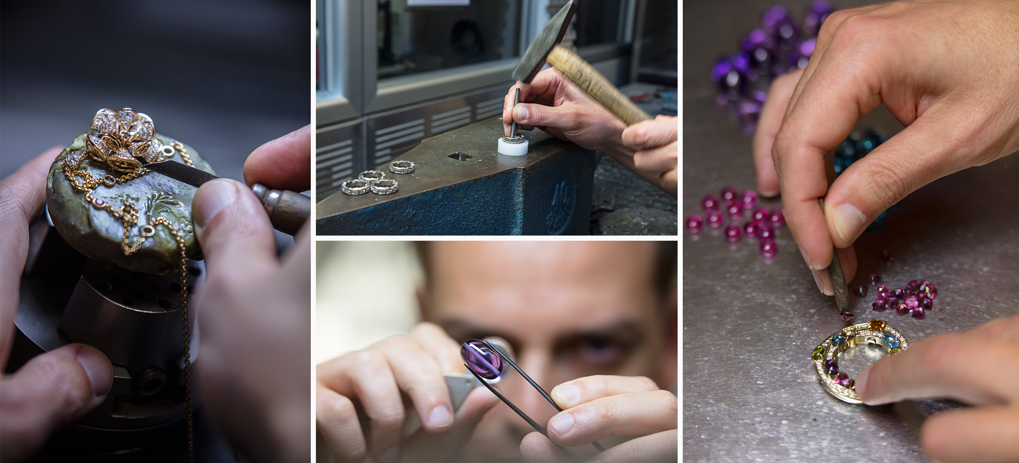 Bulgari jewelry collage