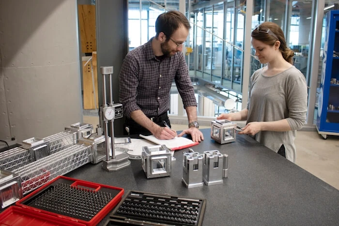 betsy and mike jasper using modular motion tools for cnc machines