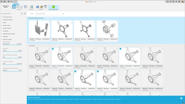 Generative design in Autodesk Fusion