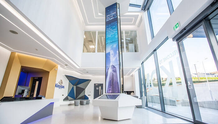 IKON reception area Kingspan