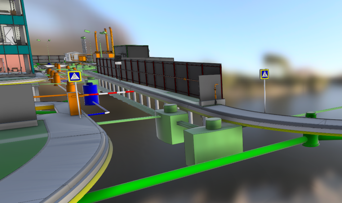Infrastructure designed in Civil3D