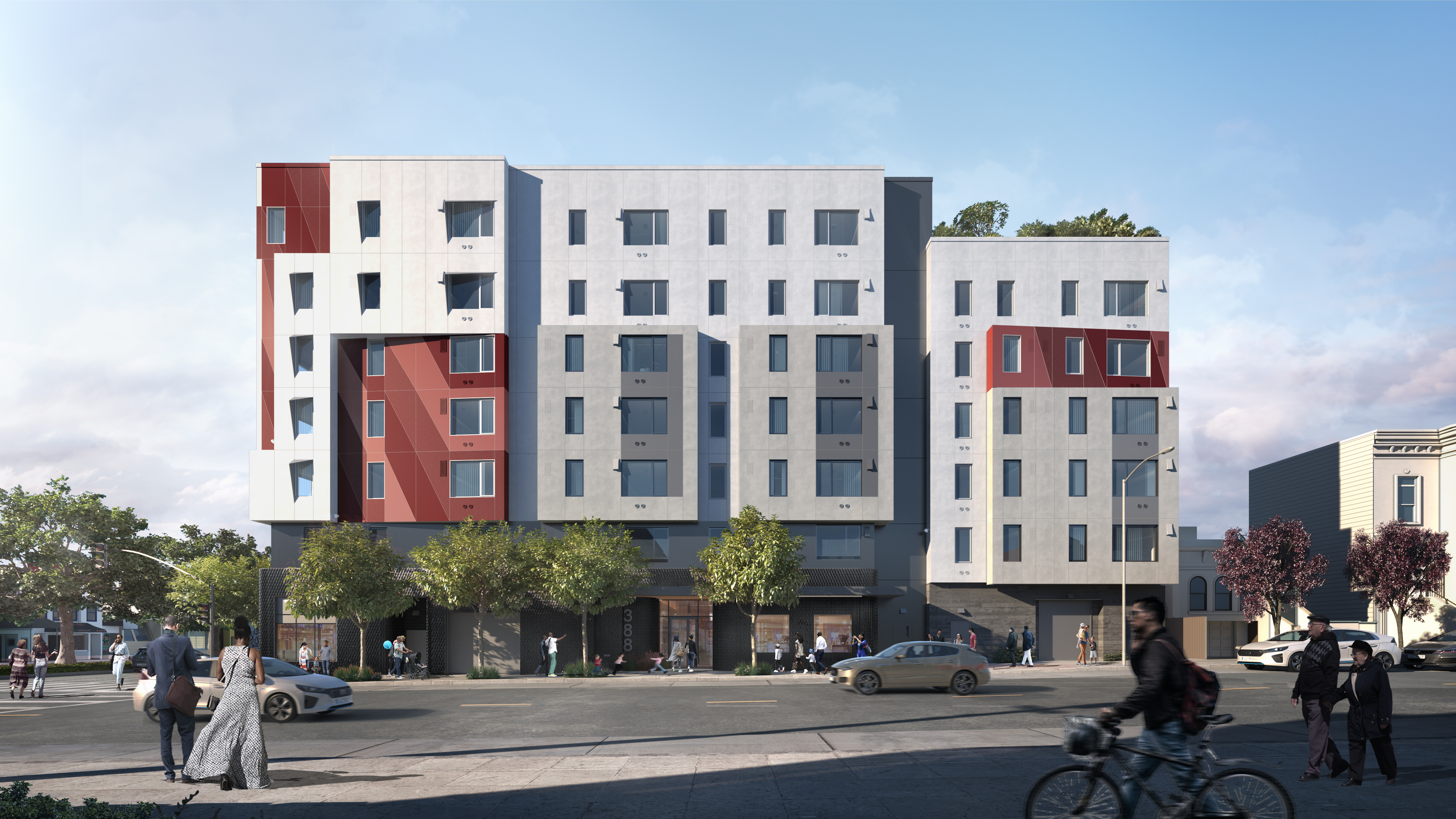 Exterior of 4200 Geary