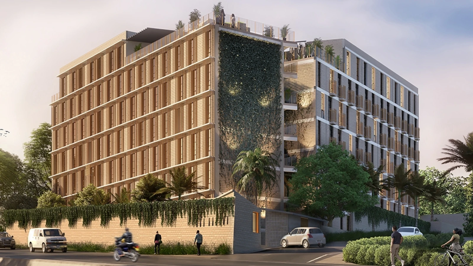 A rendering of the BuildX Zima Homes