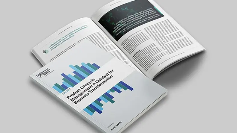 Cover of report titled "Product lifecycle management: A catalyst for business transformation"