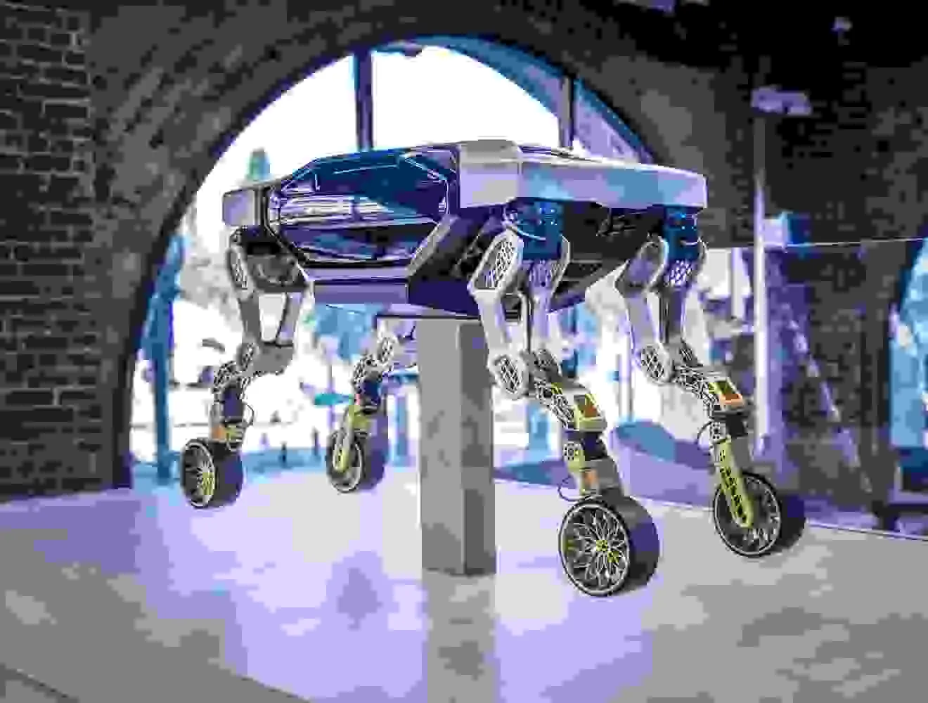 Video of mobilzing cars to go where a traditional car can not go