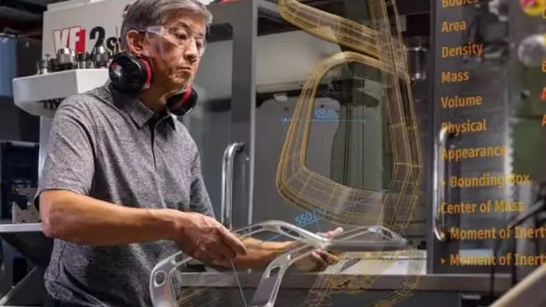 Engineer working