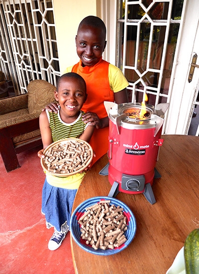 mulago foundation inyenyeri wood cooking pellets