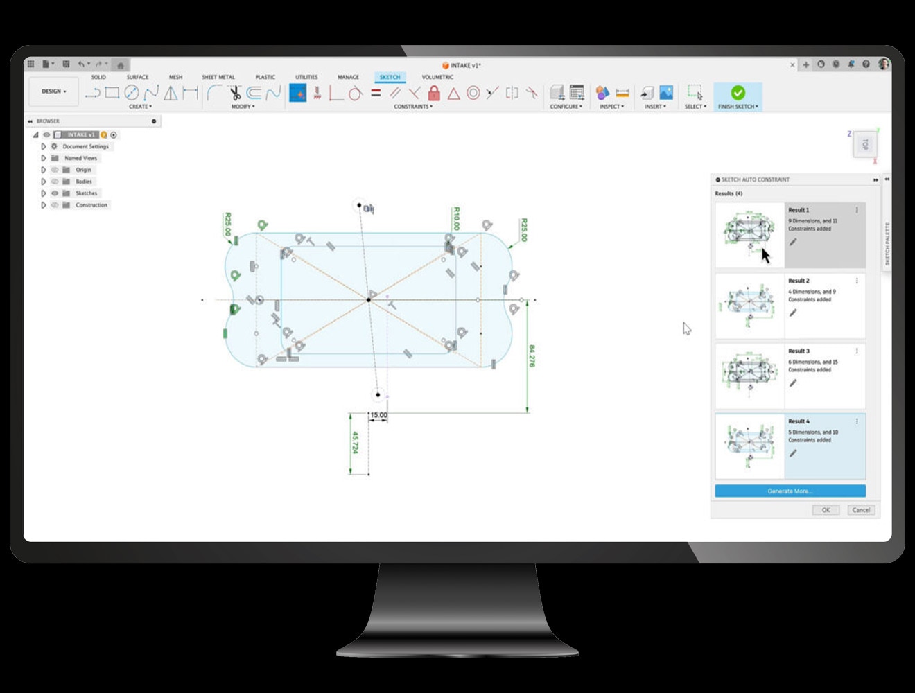 Autodesk Fusion AI AutoConstrain