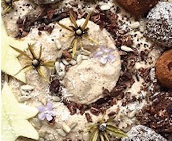 Hazelnut Nice-Cream Smoothie Bowl