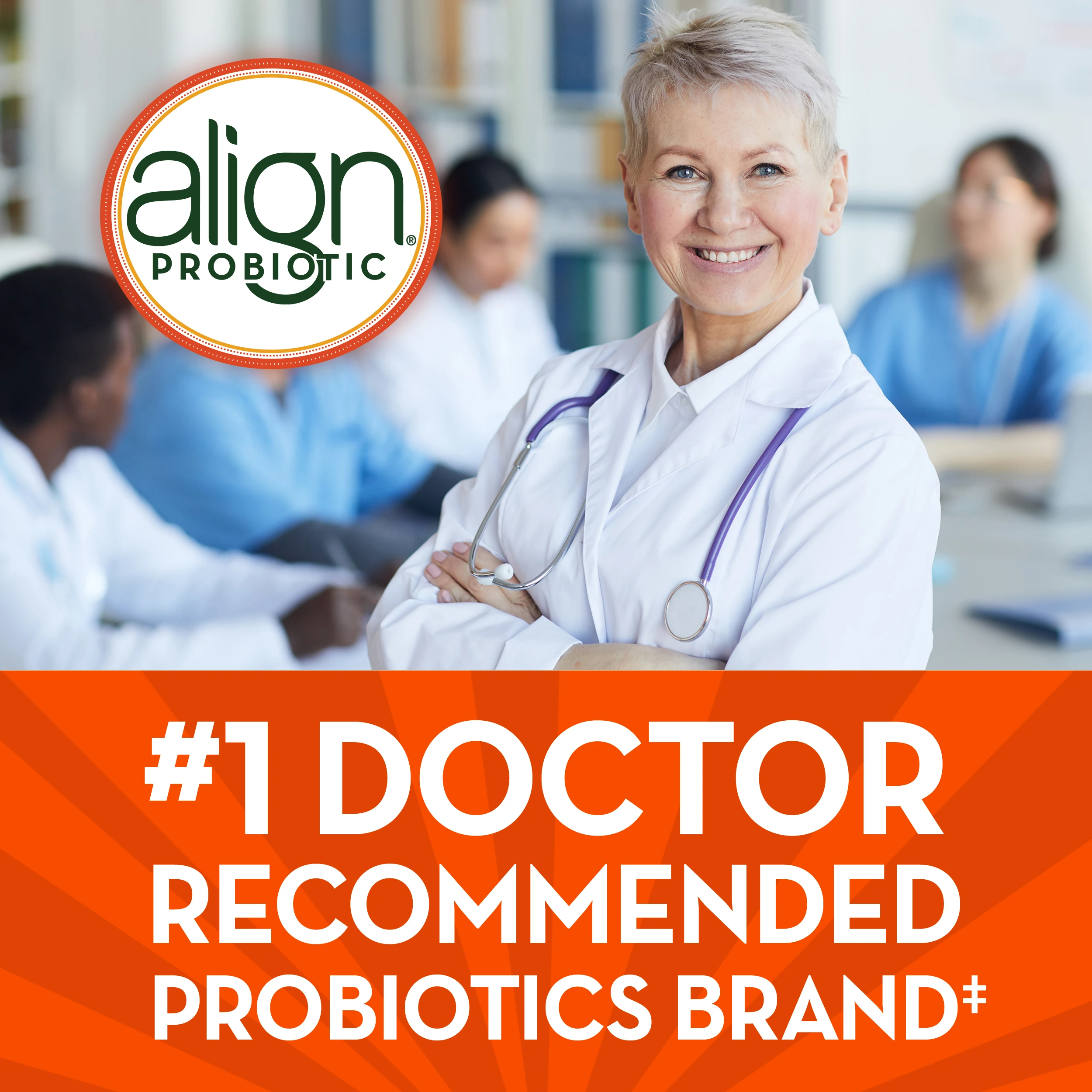 Align Gut Health + Immune Prebiotics Probiotics Supplement Gummies
