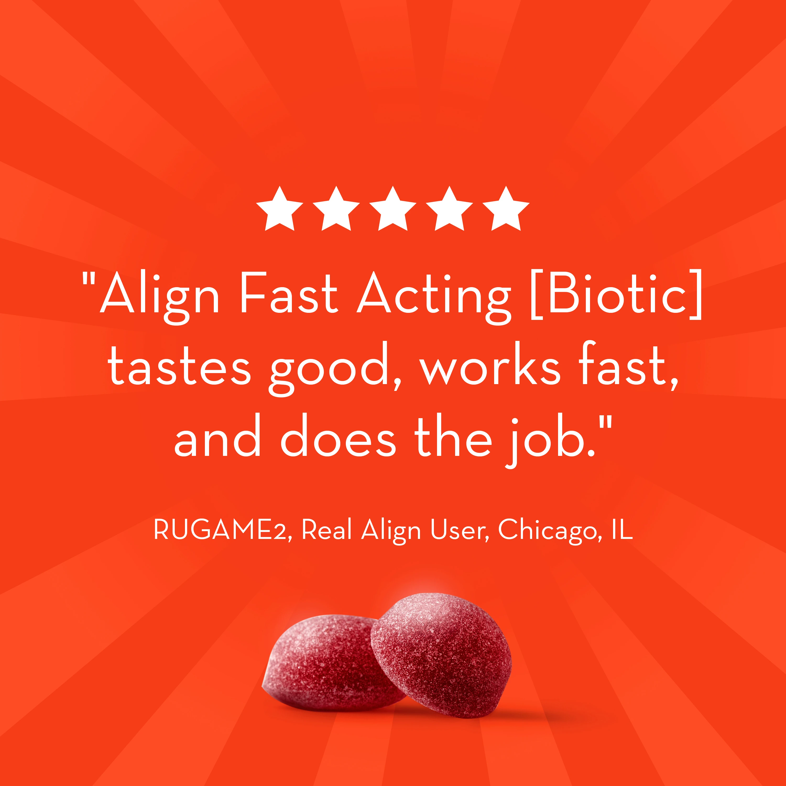 Align Fast-Acting Biotic Gummies