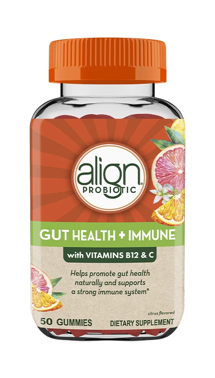Align Gut Health + Immune Prebiotics Probiotics Supplement Gummies