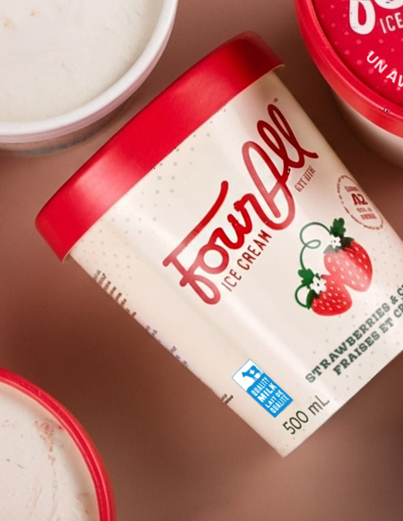 Four all Strawberry flavour