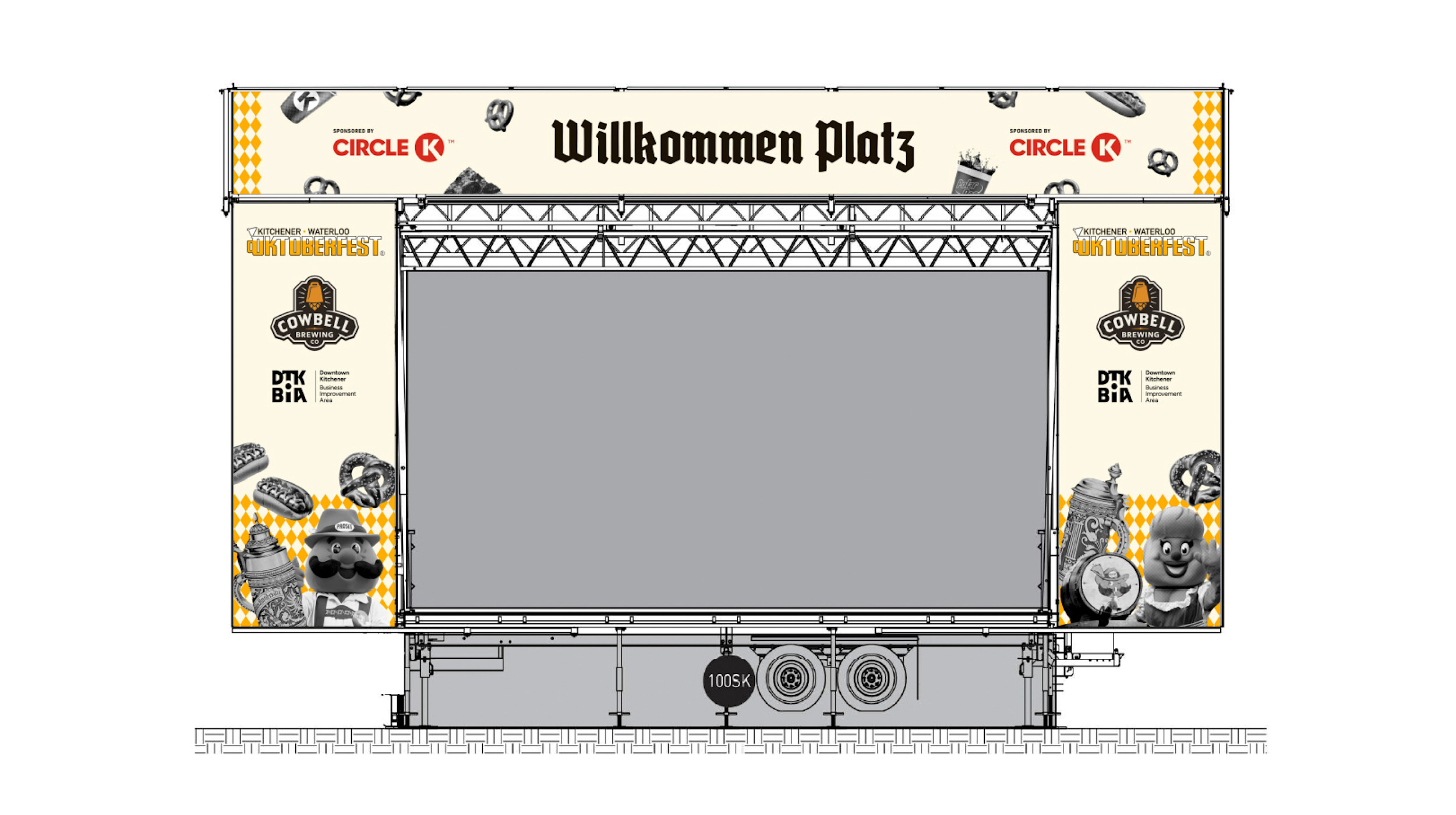 Wilkommen Platz stage render