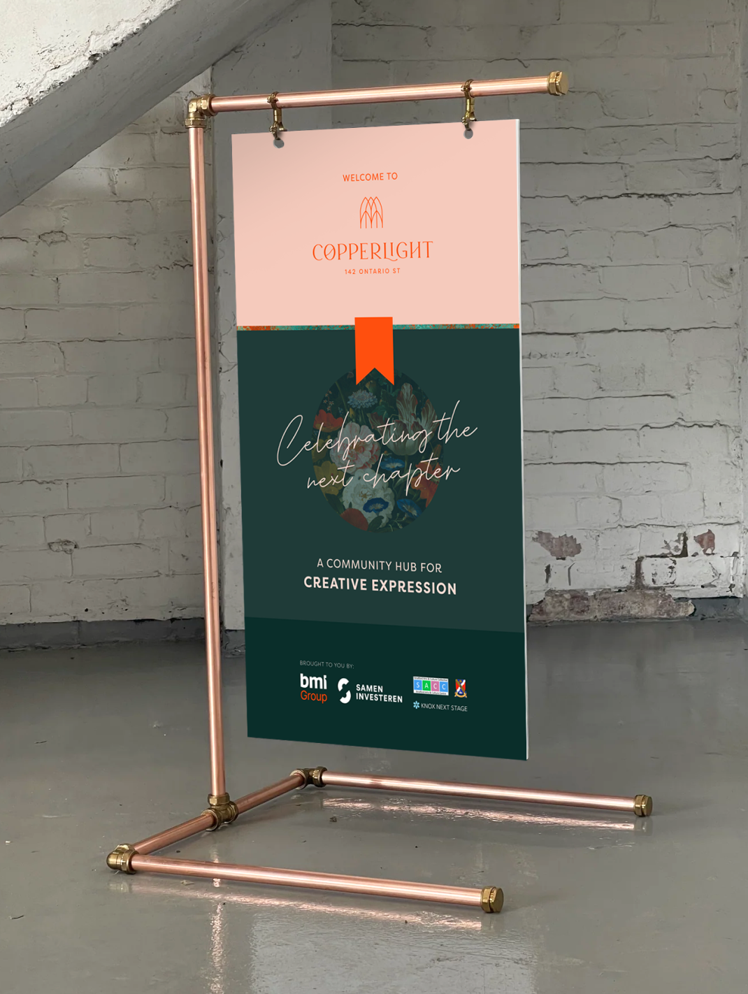 Welcome to Copperlight standing signage