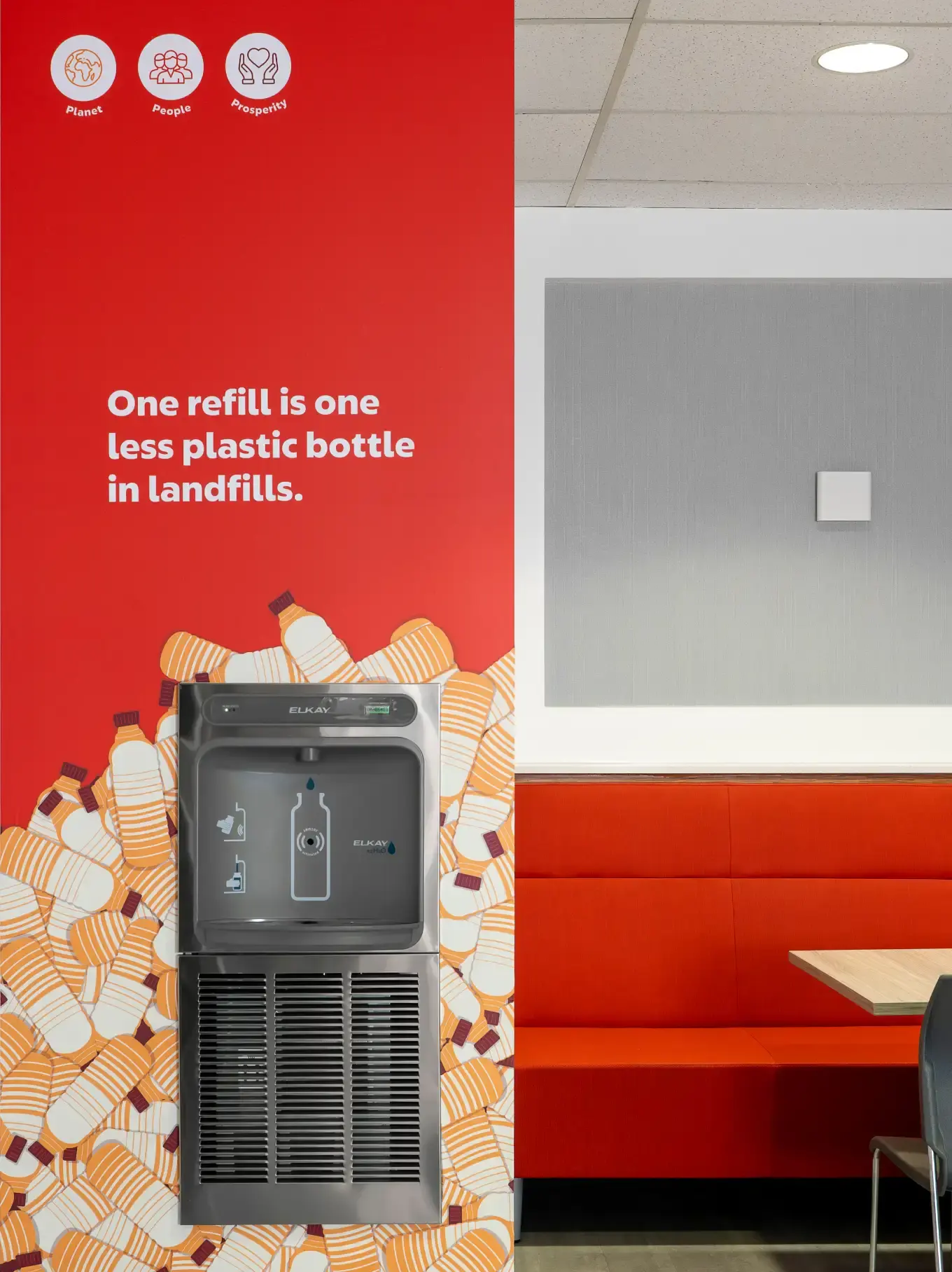 Office water refill station 