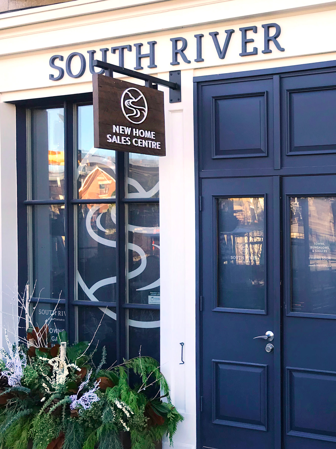 South River sales centre exterior