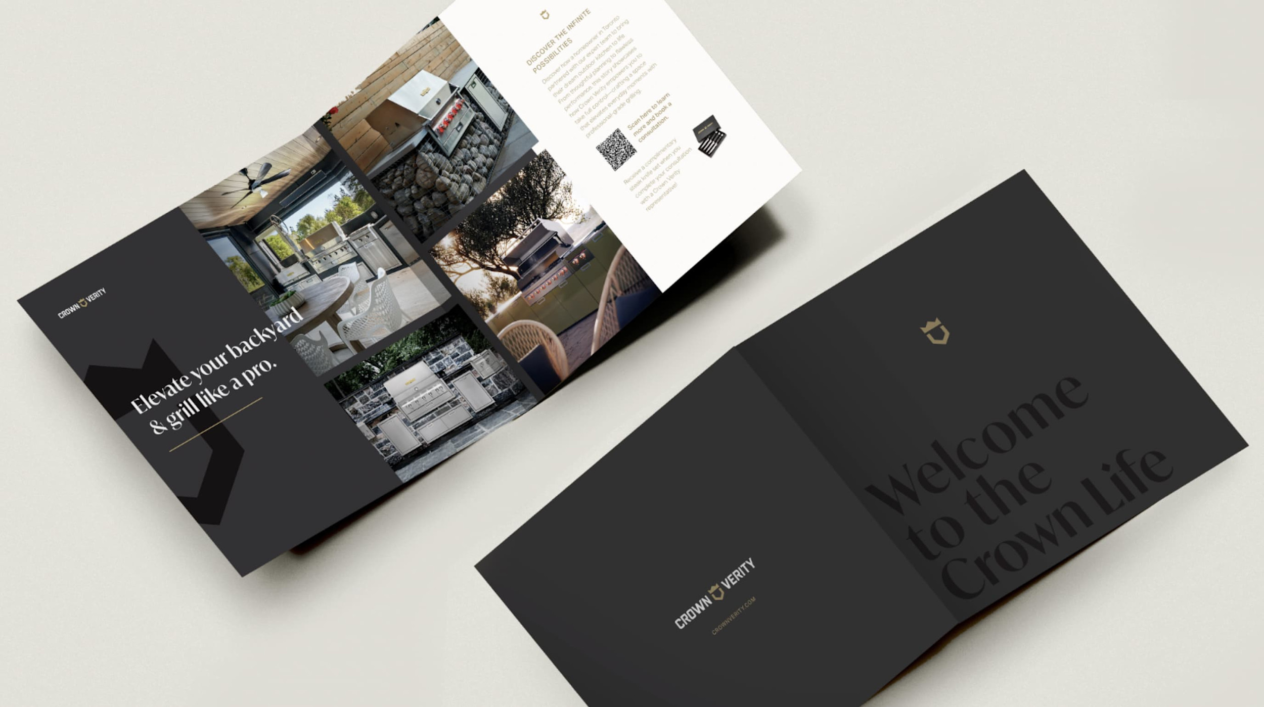Direct mailer sample. Elevate your backyard & grill like a pro.