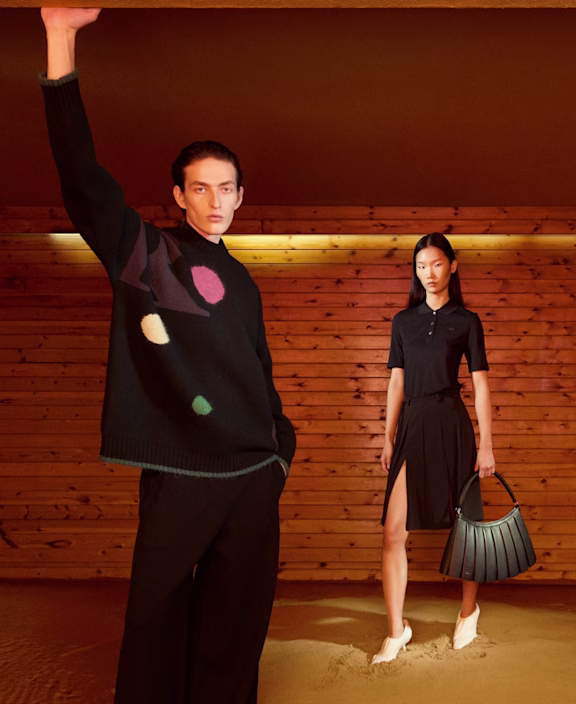 EDITORIALS - AW25 - LAUNCHES: LACOSTE SHOW COLLECTION - FEATURE - GRID - ROW2 - IMG1 - IMG