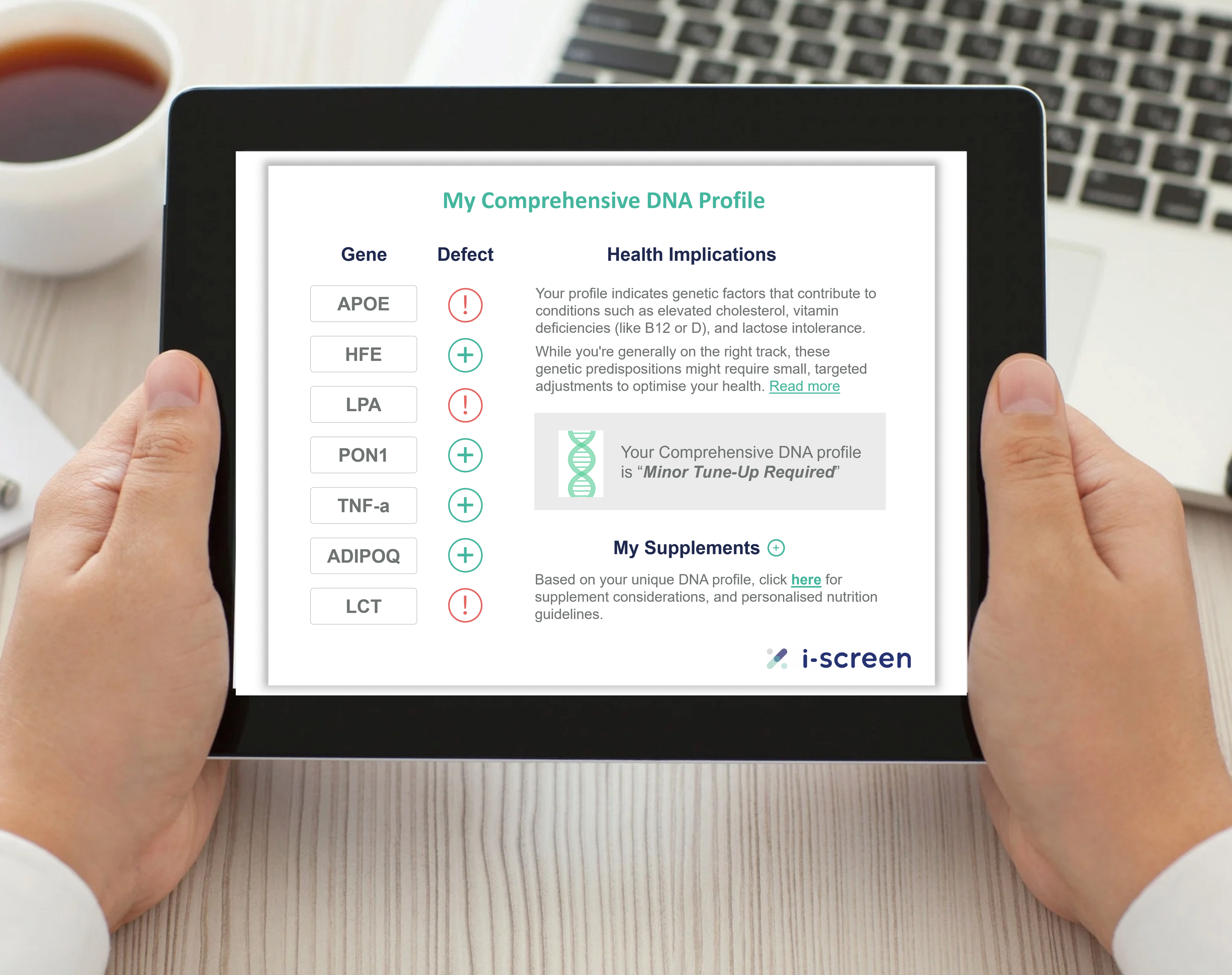 myDNA profiles