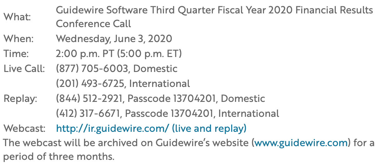 Third Quarter Fiscal Year 2020 Tab 2