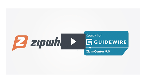 zipwhip and Guidewire ClaimCenter 9.0 branding