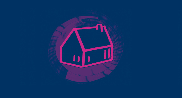 An illustration of a warm home
