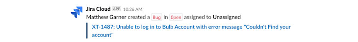 A screen grab of a bug fix ticket