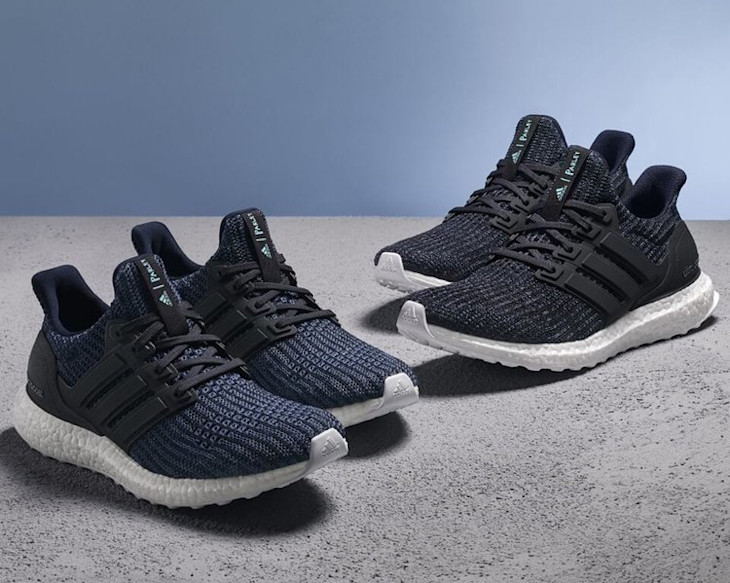 Adidas trainers made from 95% ocean plastic