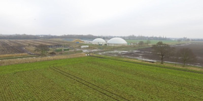 An Aerial Shot of Huggin Farm