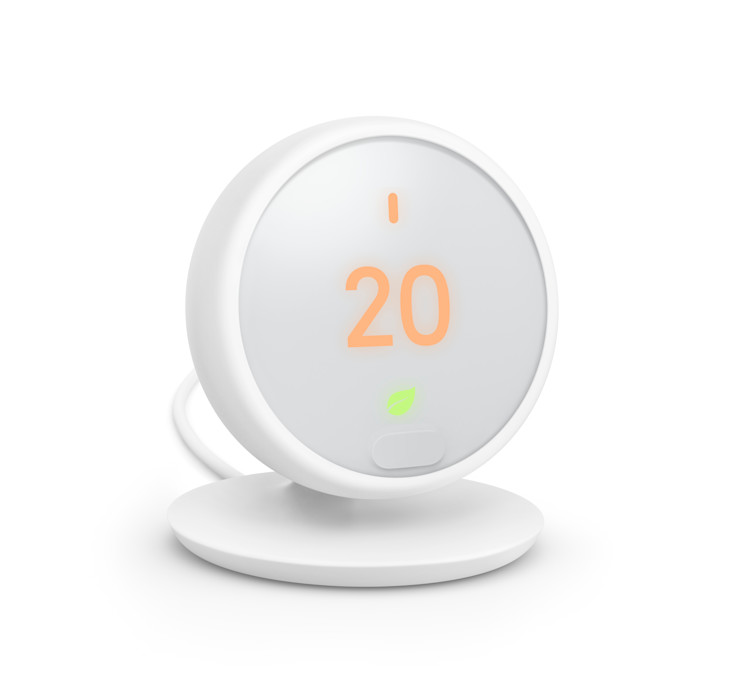 A Google Nest thermostat
