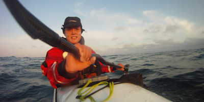 Sarah Outen rowing around the world