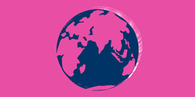 An illustration of a globe to represent Bulb going international
