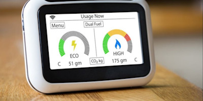 An in home display for a smart meter.