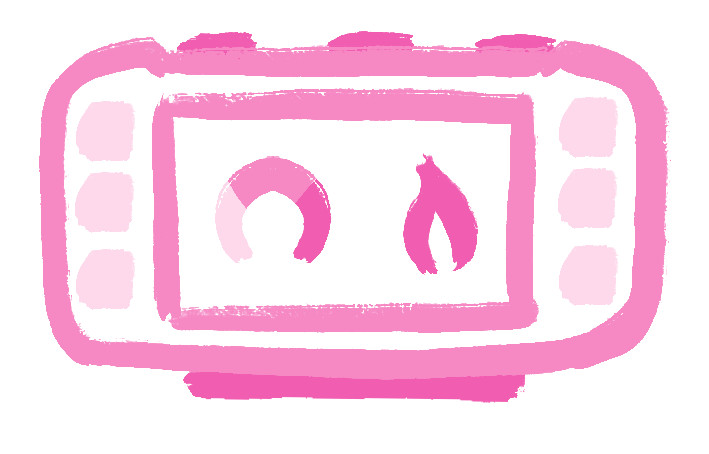 A cheerful illustration of an In-home Display