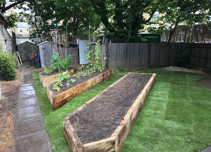 The garden at Chesterton Primary School after
