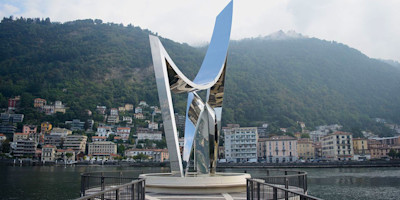 A photo of The Life Electric sculpture by Daniel Libeskind