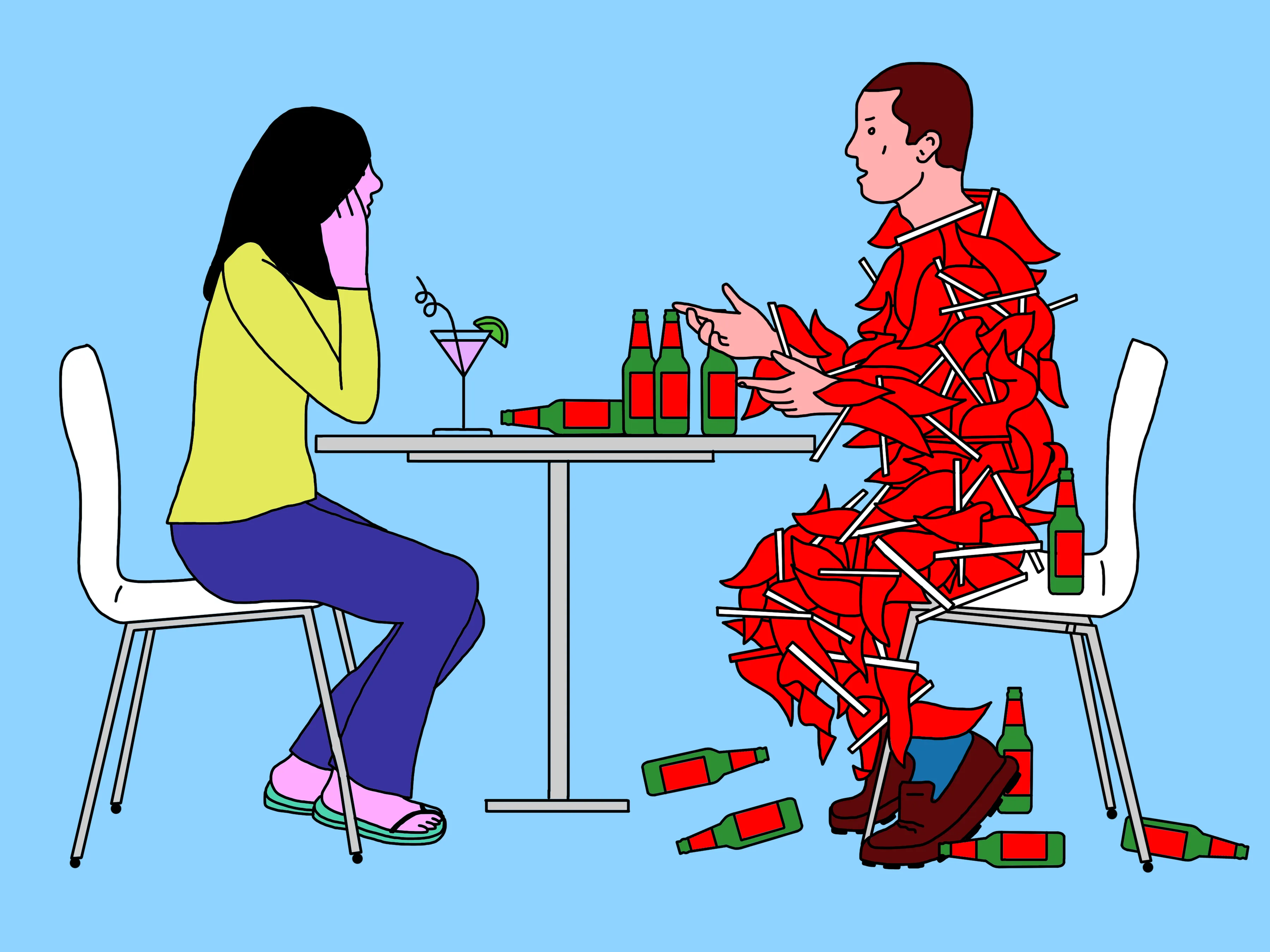 ¿Por qué romantizamos las red flags?