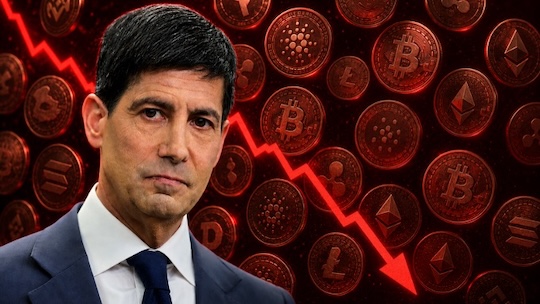 Bitcoin Falls as Warsh Turns Hawkish