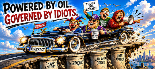 Powered by Oil, Governed by Idiots